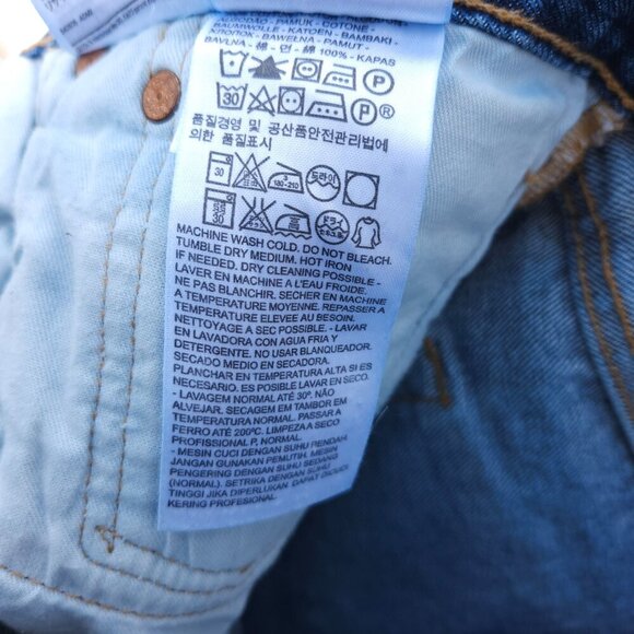 Levi's 501 Denim Jeans Mens 32 x 34 Button Fly - Picture 5 of 10